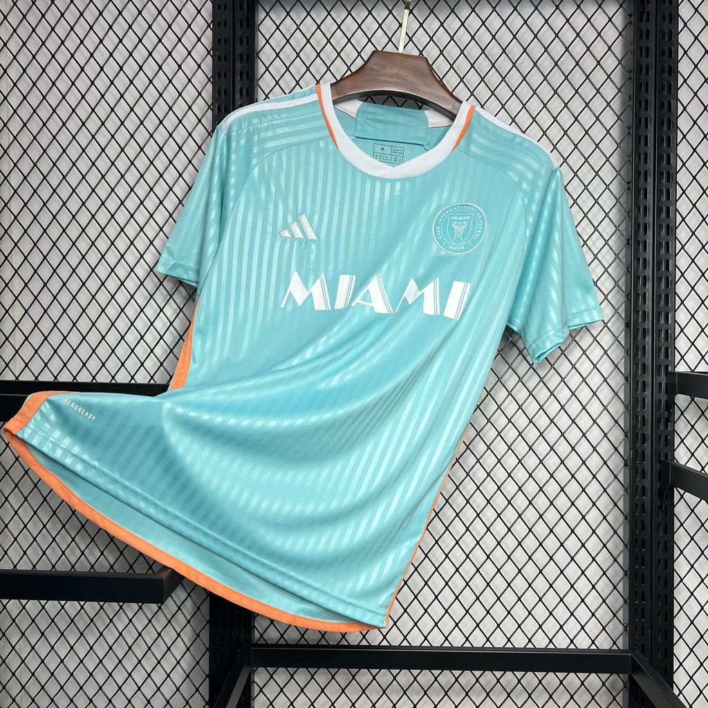 24/25 Maillot de Miami (3ème maillot) Bleu pastel/Orange - Maillot du Monde