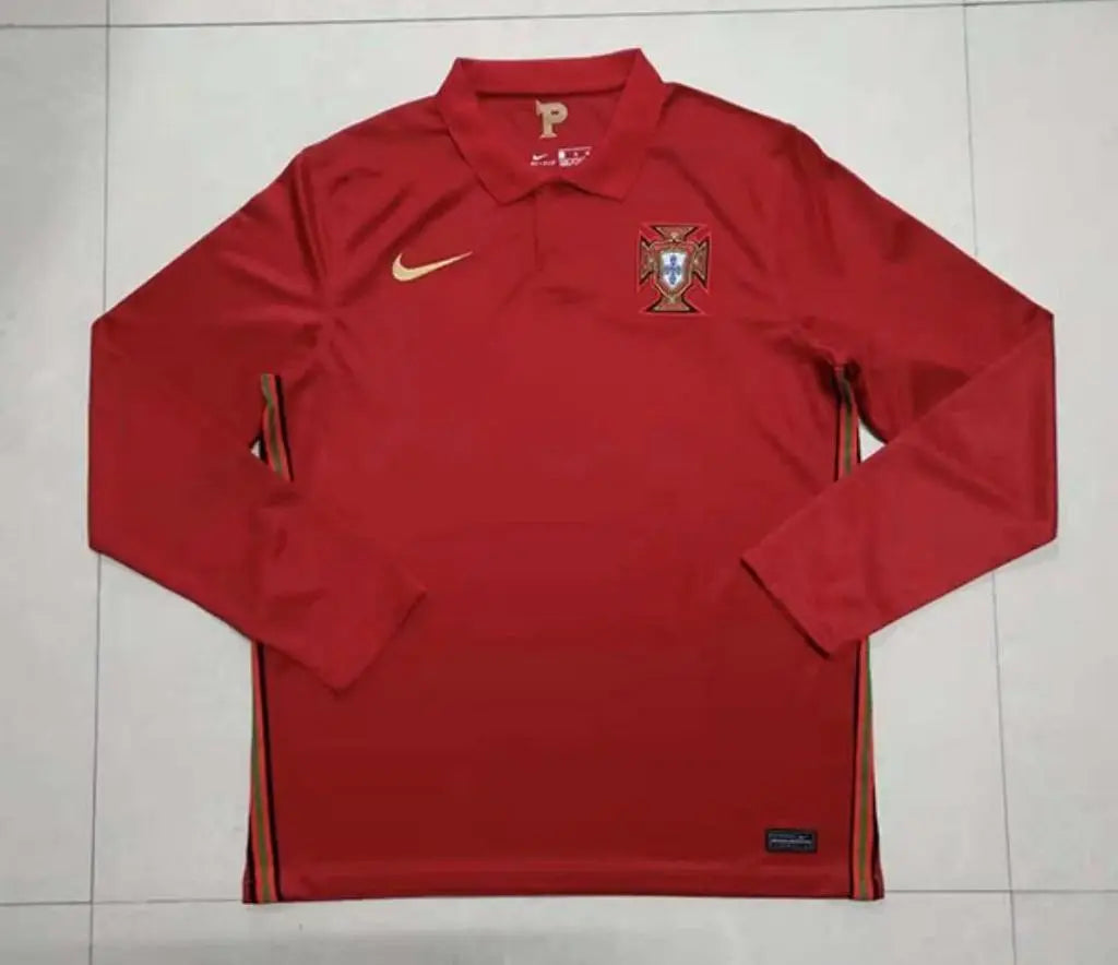 MAILLOT PORTUGAL DOMICILE 2020 VERSION MANCHES LONGUES - Maillot du Monde