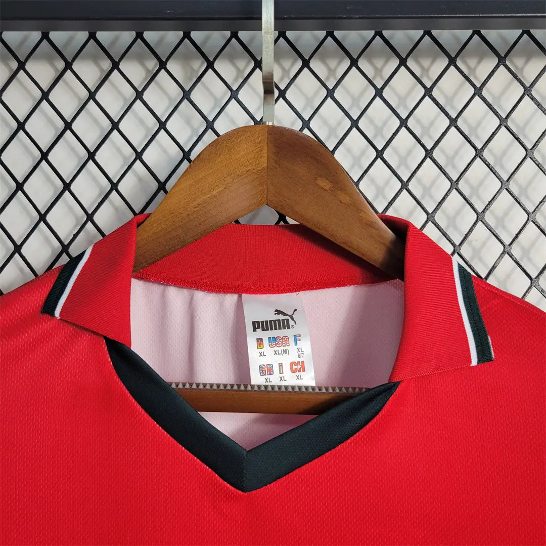 MAILLOT MAROC DOMICILE 1998 VERSION MANCHES LONGUES - Maillot du Monde