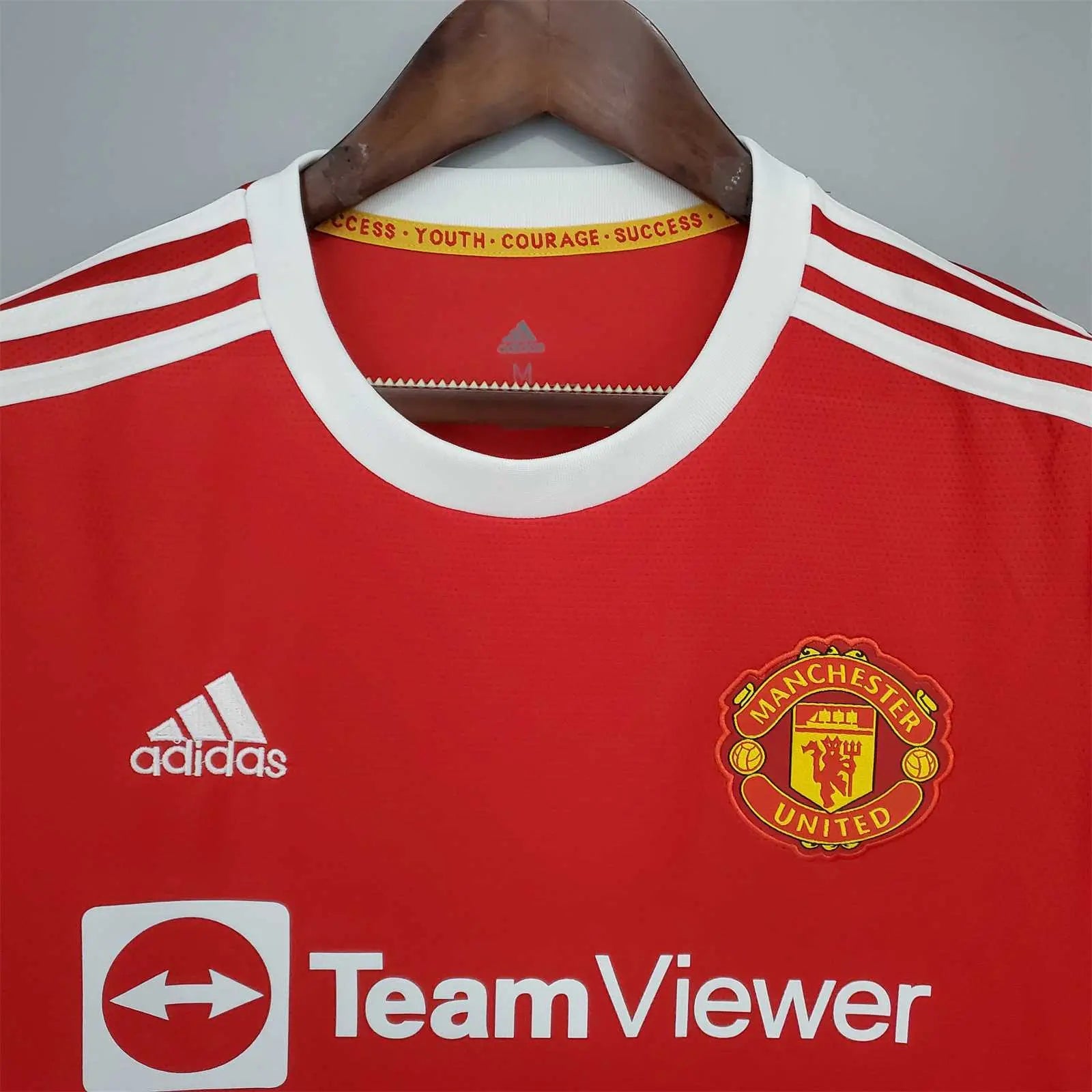 MAILLOT MANCHESTER UNITED DOMICILE 2021/2022 VERSION MANCHES LONGUES - Maillot du Monde