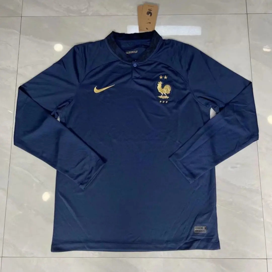 MAILLOT FRANCE DOMICILE 2022 VERSION MANCHES LONGUES - Maillot du Monde