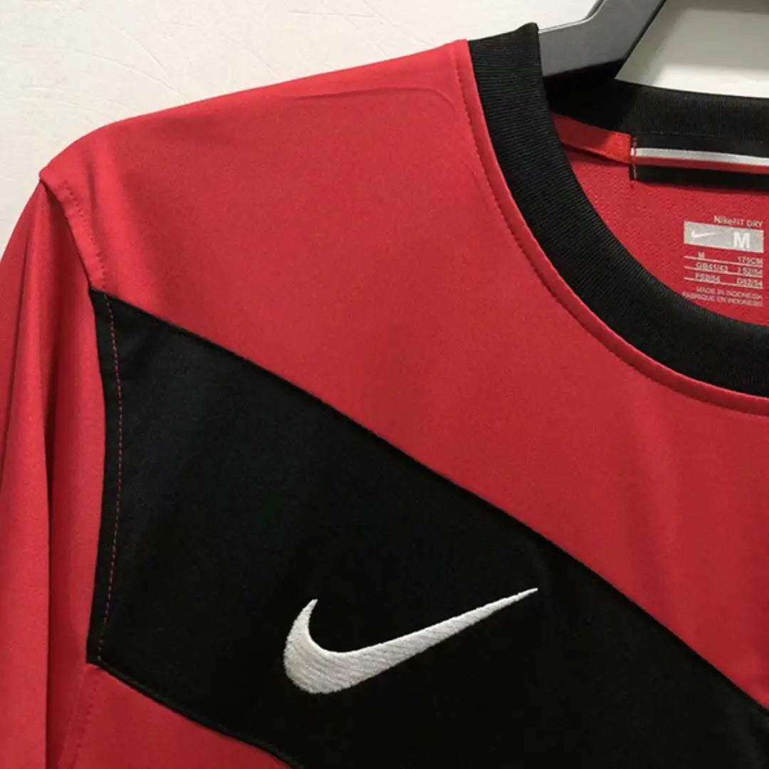 MAILLOT MANCHESTER UNITED DOMICILE 2009/2010 VERSION MANCHES LONGUES - Maillot du Monde
