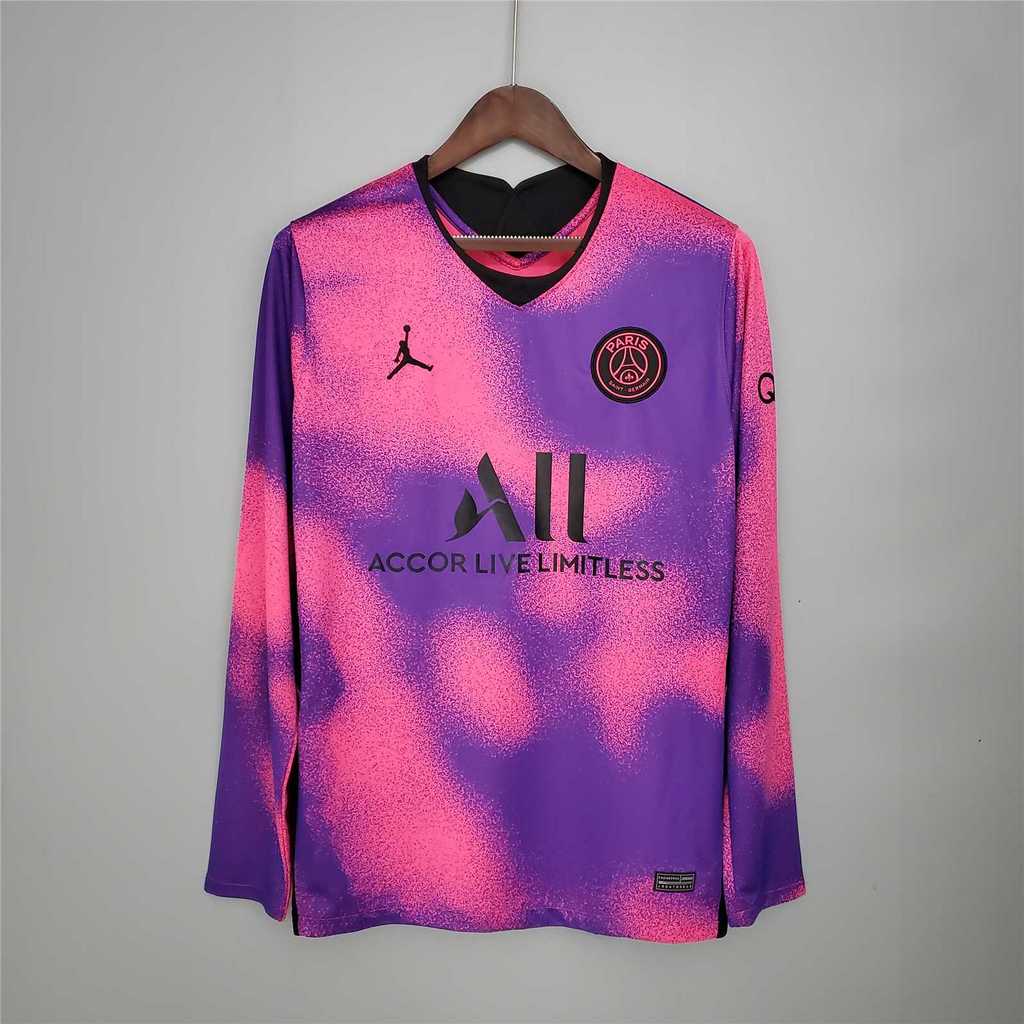 MAILLOT PSG EXTÉRIEUR 2020/2021 VERSION MANCHES LONGUES - Maillot du Monde