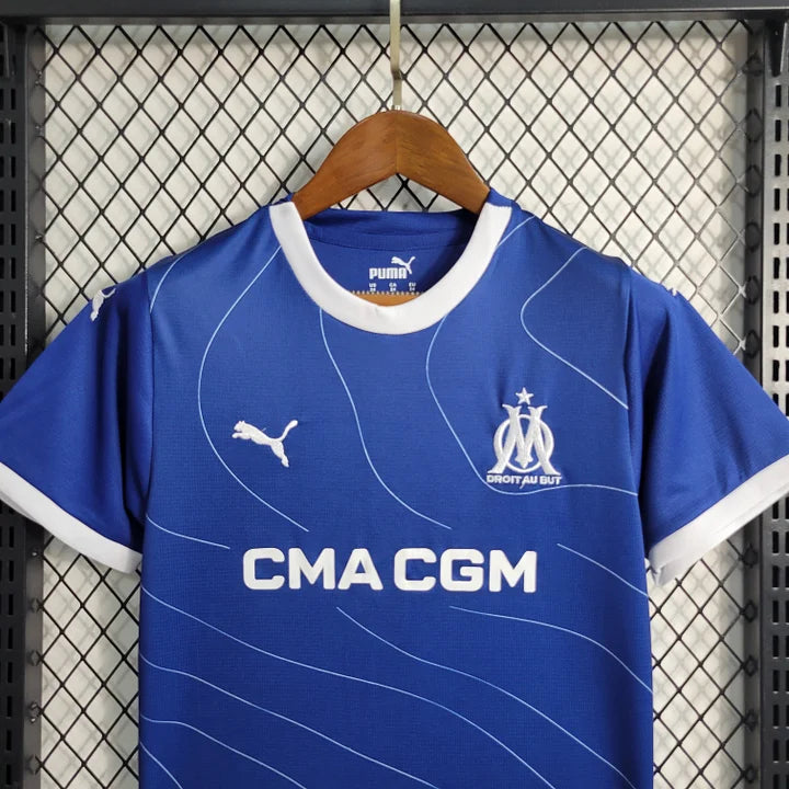 MAILLOT ENFANT MARSEILLE EXTERIEUR 2023/2024 - Maillot du Monde