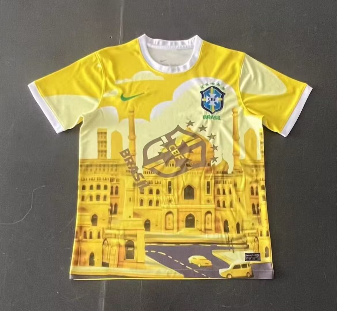 CONCEPT Maillot du BRÉSIL Jaune - Maillot du Monde