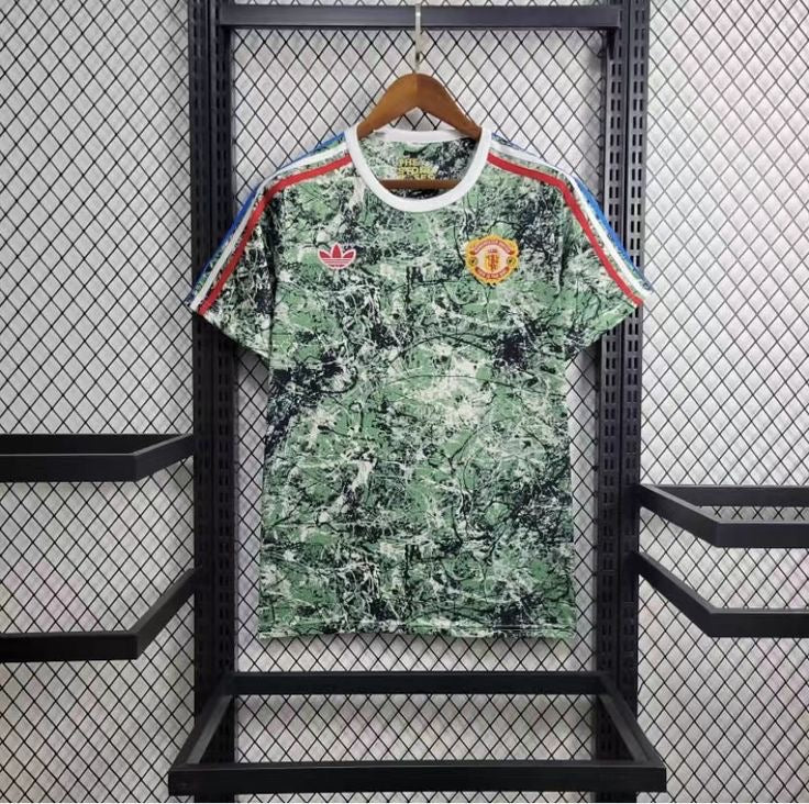 Maillot Manchester United Vert/noir 24/25