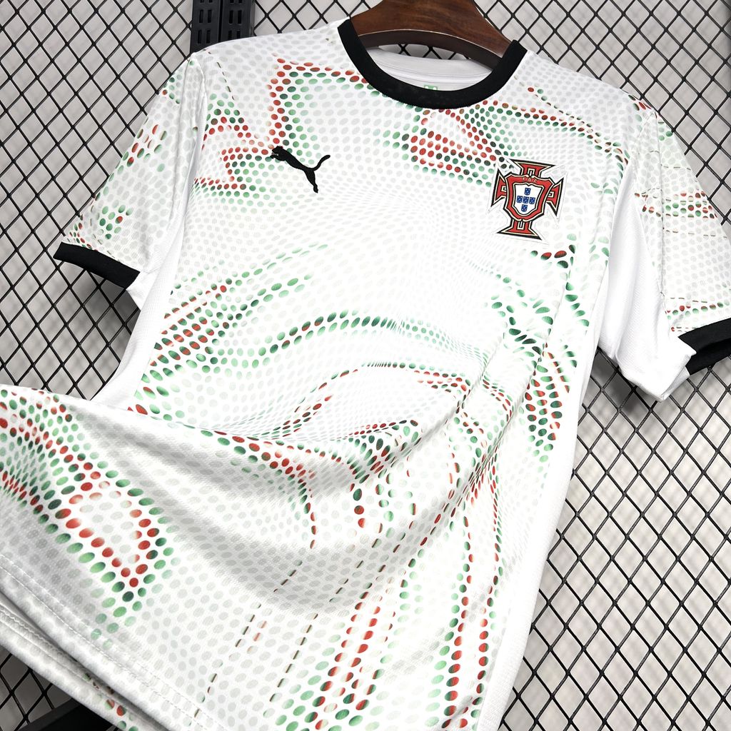 25/26 Maillot du PORTUGAL Blanc/Rouge/Vert - Maillot du Monde