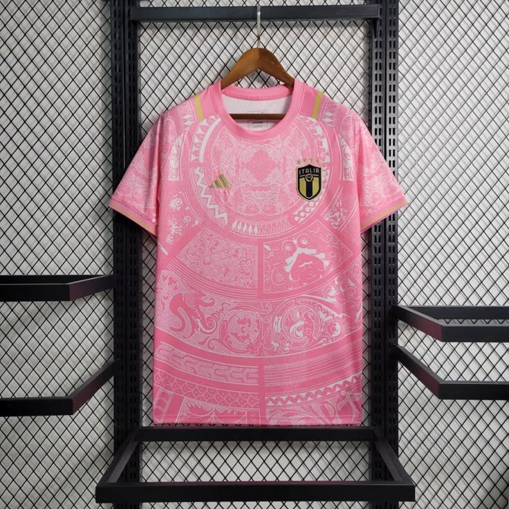 Maillot Italie rose/blanc 23/24