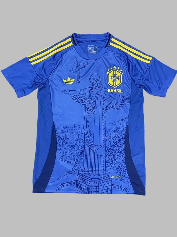 CONCEPT Maillot du BRÉSIL Jaune/Bleu - Maillot du Monde