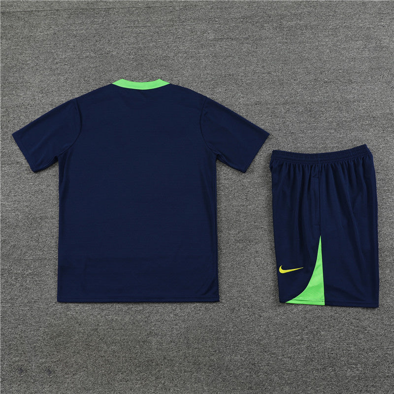 23/24 Ensemble d’entraînement BRÉSIL Vert/Bleu - Maillot du Monde