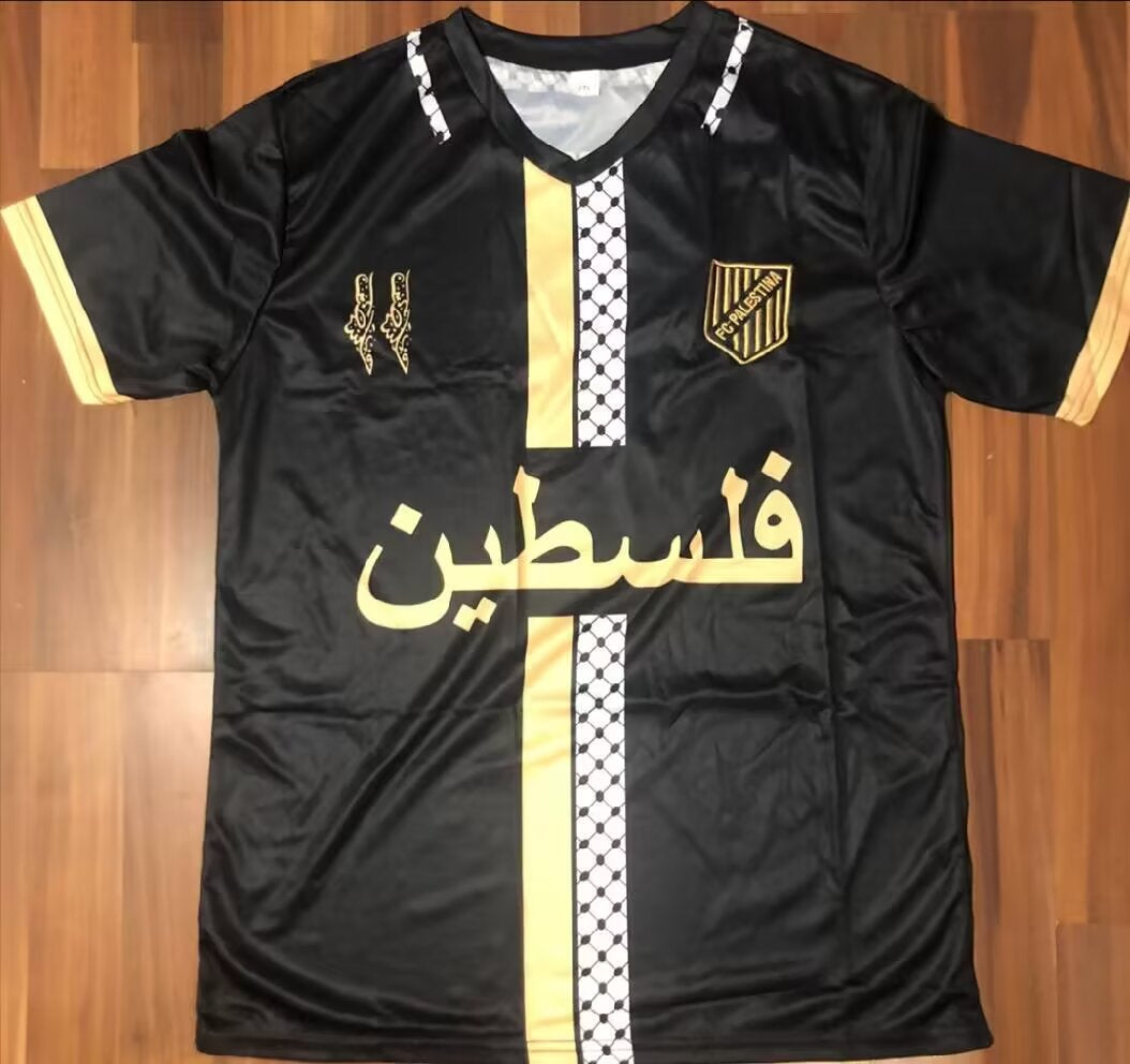 2024 Maillot Adulte PALESTINE Gold SPÉCIALE ANNIVERSAIRE - Maillot du Monde