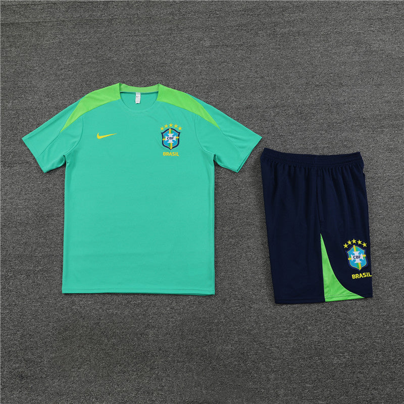 23/24 Ensemble d’échauffement BRÉSIL Vert/Noir - Maillot du Monde
