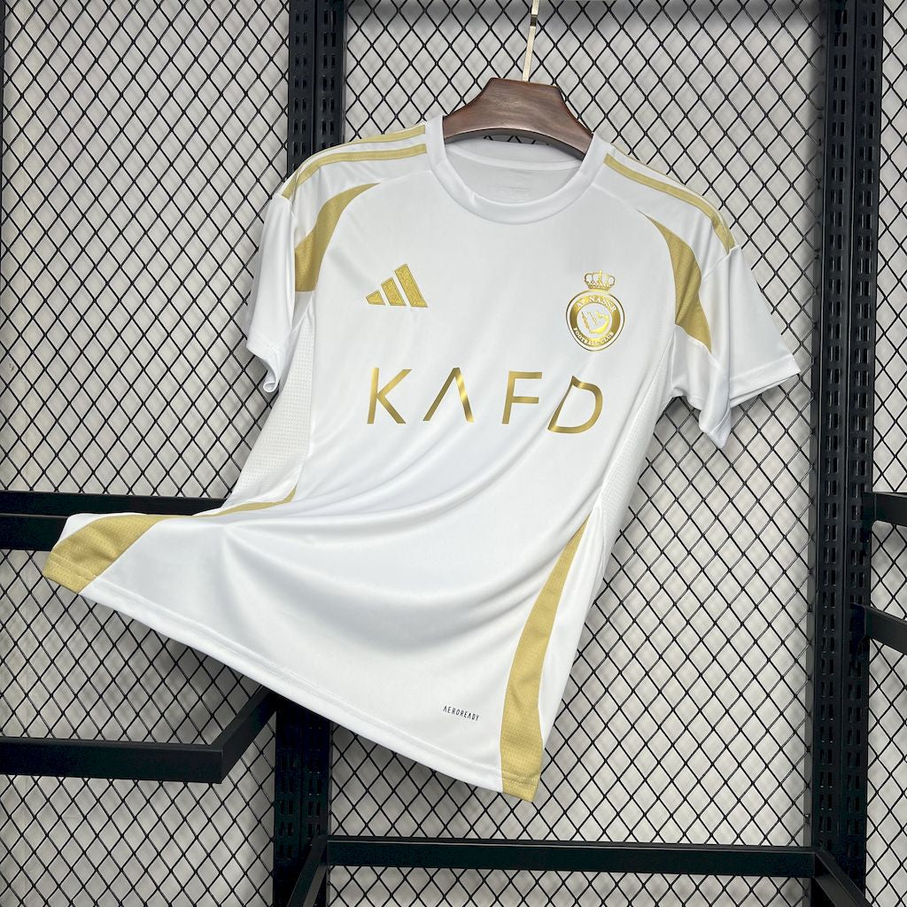 24/25 Maillot Third AL NASSR Blanc/Or - Maillot du Monde