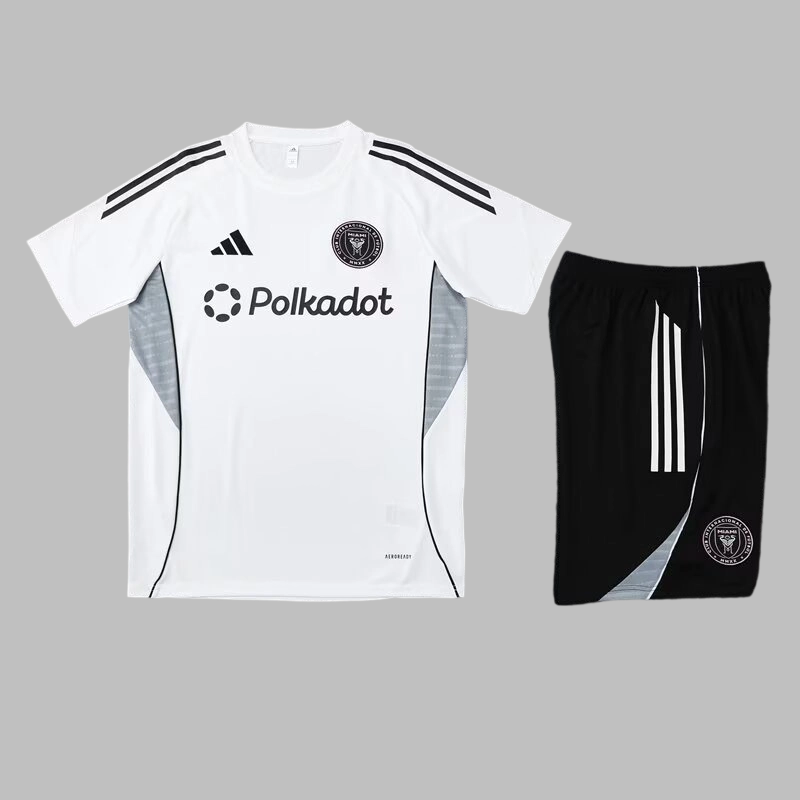 25/26 Ensemble d’entraînement de MIAMI Blanc Maillot du Monde