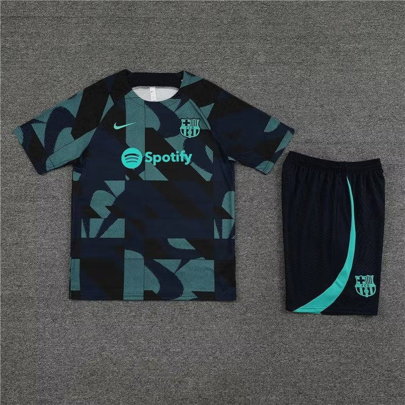 24/25 Ensemble d’entraînement du FC BARCELONE Maillot du Monde