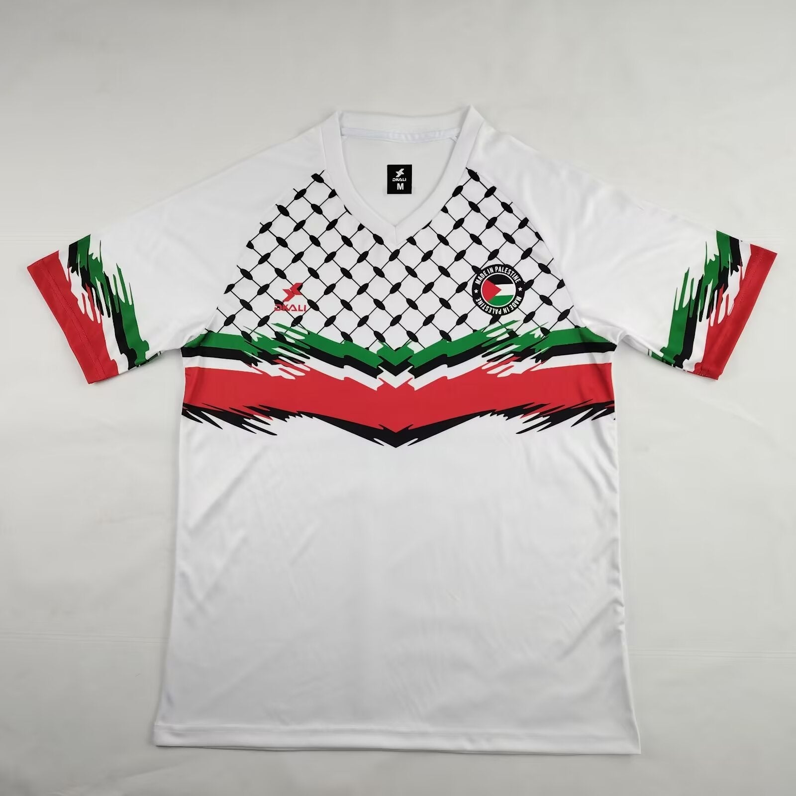 2024 Maillot Adulte - Blanc PALESTINE - Maillot du Monde