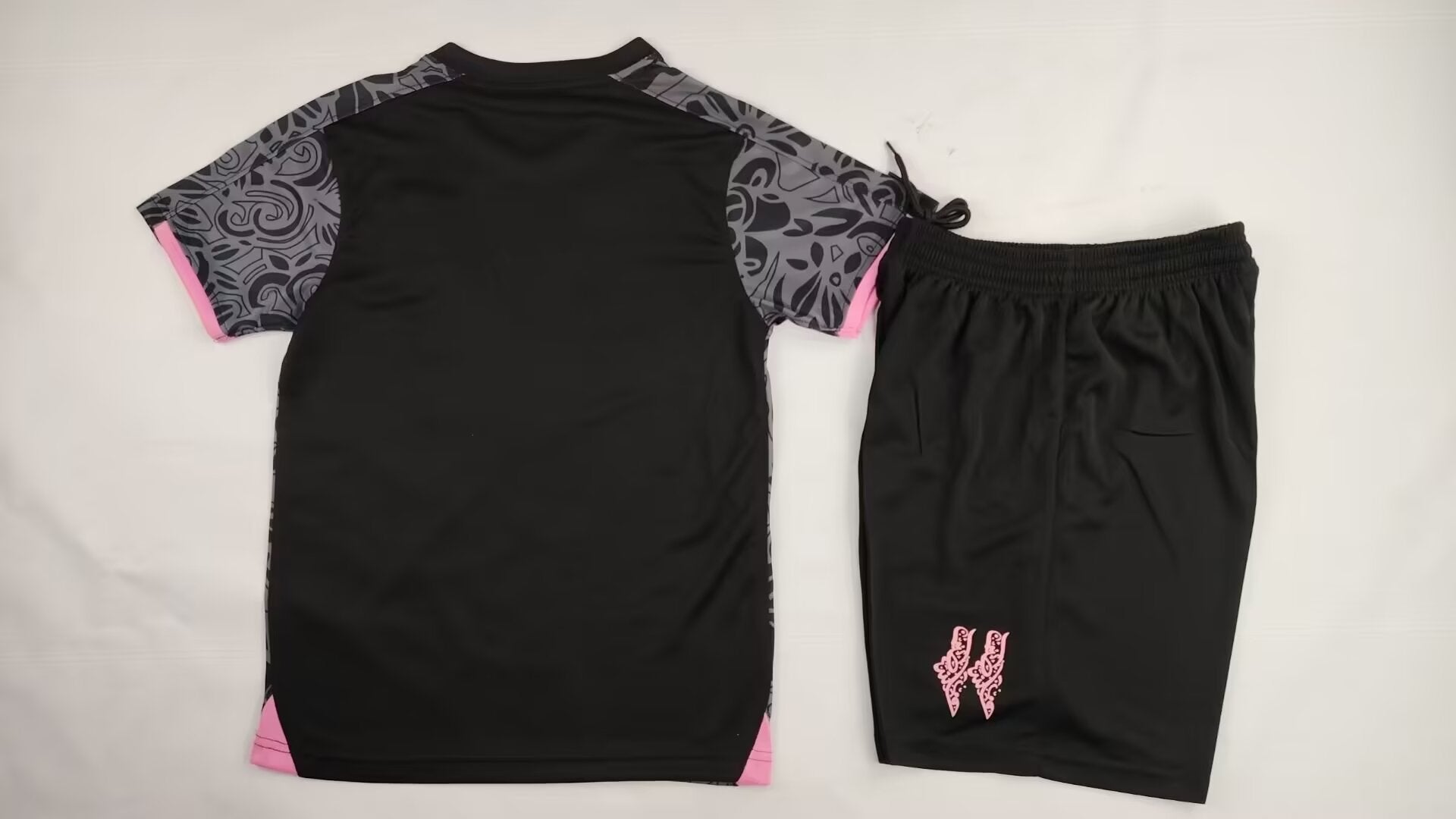 2024 Ensemble Enfant PALESTINE Rose/Noir - Maillot du Monde