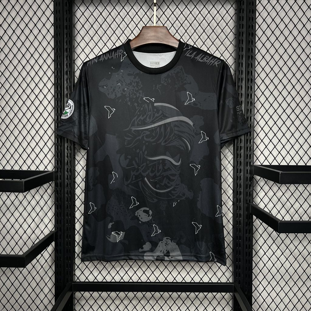 24/25 Maillot Adulte PALESTINE EDITION SPÉCIAL Noir - Maillot du Monde