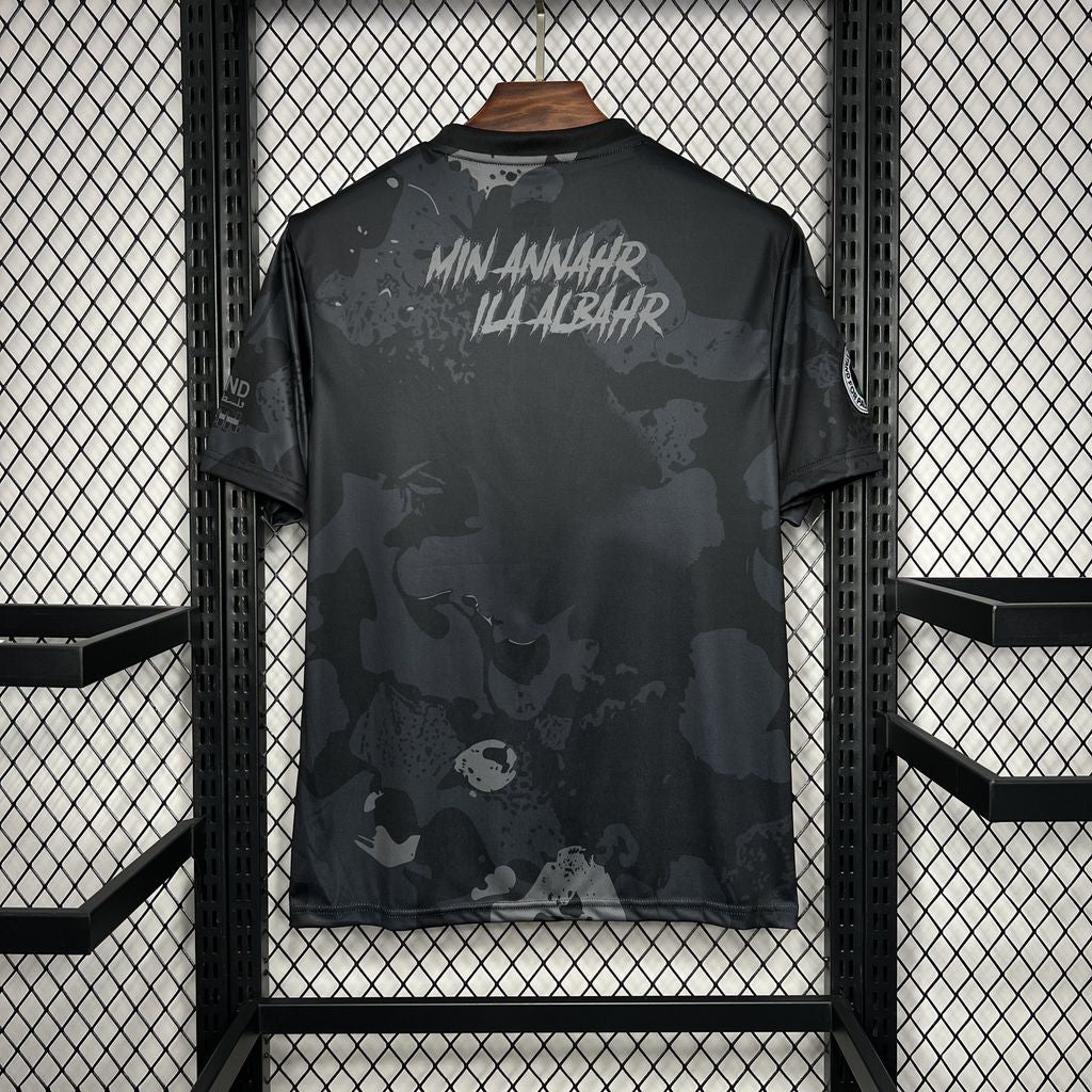 24/25 Maillot Adulte PALESTINE EDITION SPÉCIAL Noir - Maillot du Monde