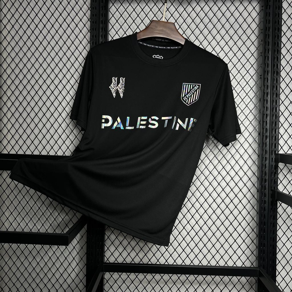 24/25 Maillot Adulte PALESTINE EDITION BALMAIN Noir - Maillot du Monde