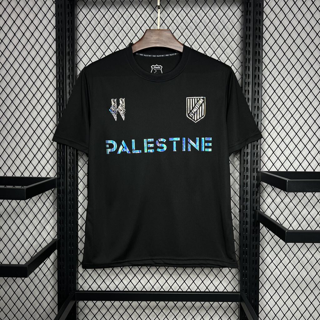 24/25 Maillot Adulte PALESTINE EDITION BALMAIN Noir - Maillot du Monde