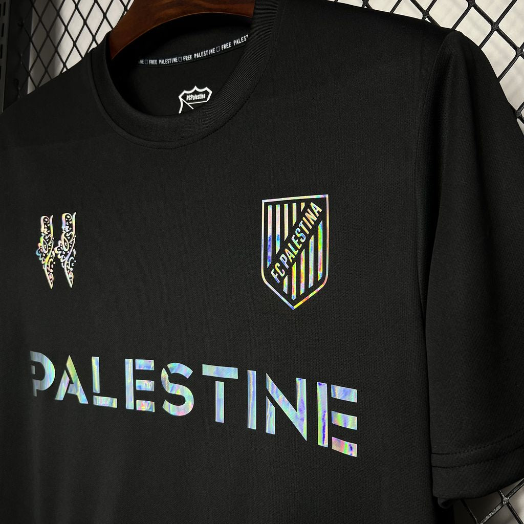 24/25 Maillot Adulte PALESTINE EDITION BALMAIN Noir - Maillot du Monde