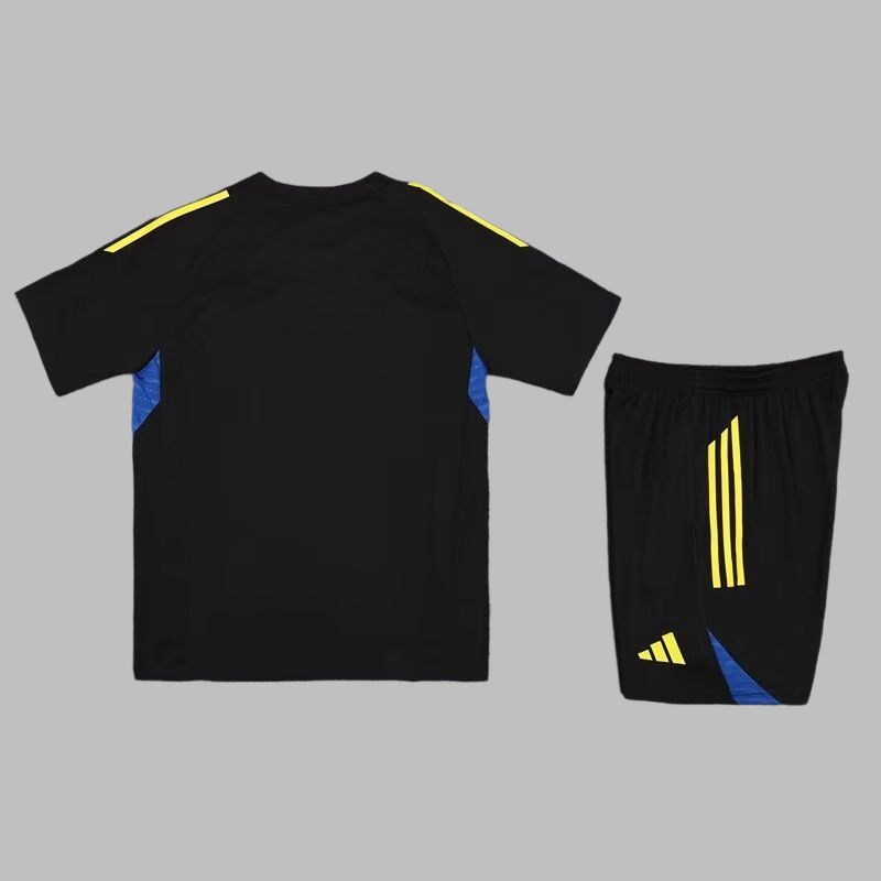 24/25 Ensemble d’échauffement MANCHESTER UNITED Noir/Bleu/Jaune - Maillot du Monde