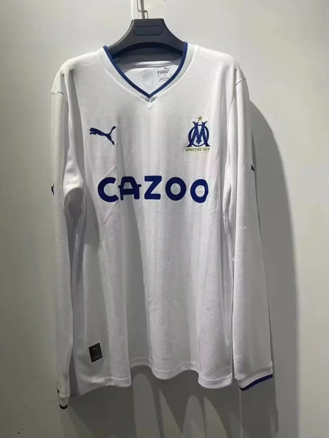 MAILLOT MARSEILLE DOMICILE 2022/2023 VERSION MANCHES LONGUES - Maillot du Monde