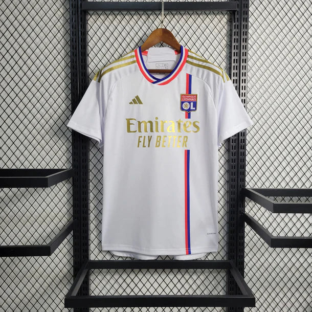 MAILLOT OLYMPIQUE LYONNAIS DOMICILE 2023/2024 - Maillot du Monde